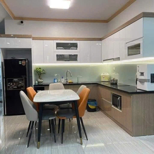Tủ bếp nhựa Vincoplast chữ L 026