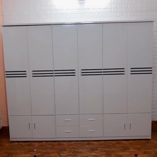 Tủ quần áo nhựa 6 cánh